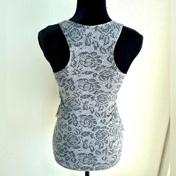 FLORAL RUFFLE TANK - Picture 7 of 9